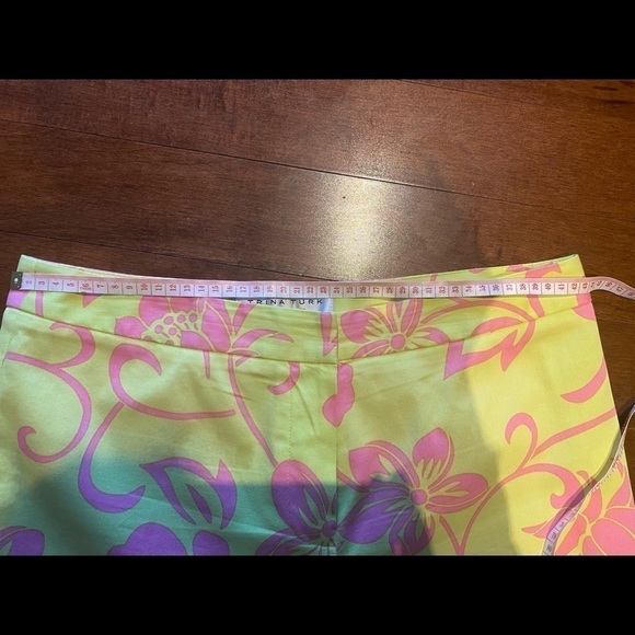 TRINA Turk pink Floral Tiki Hawaiian trouser - Picture 5 of 5